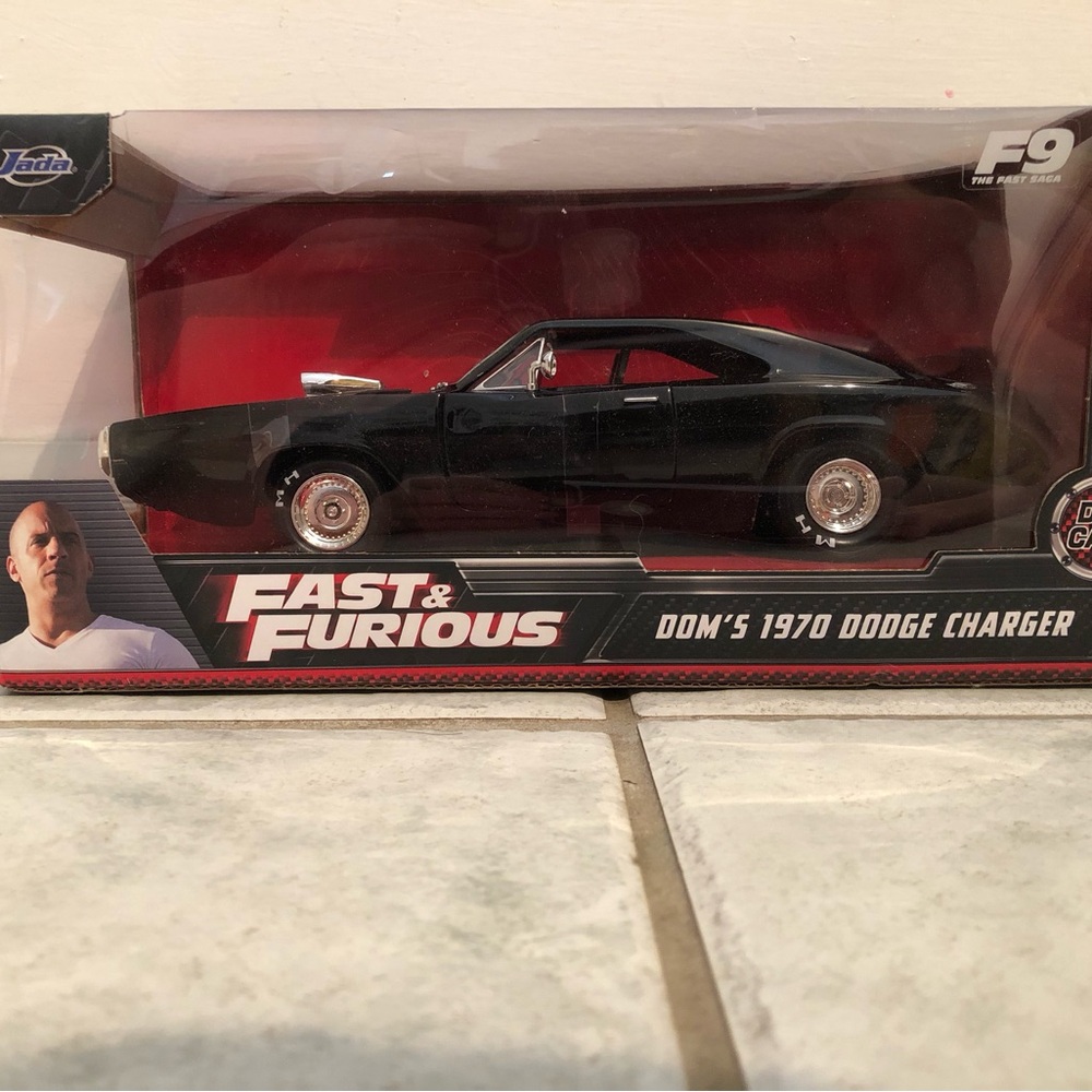 Fast and Furious Dom’s 1970 Dodge Charger Die-cast toy Brand new sealed.